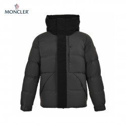 Rabat 22FW Moncler Madeira Hooded Short Sort Lange ærmer Dunjakke 