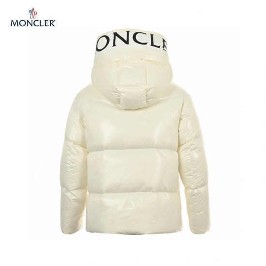 Billig 19FW Moncler Bormes Sort Beige Ærmeløs Dunvest Frakke 