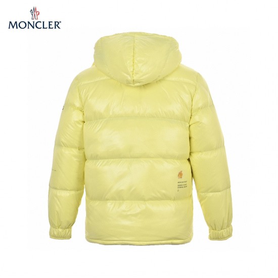 Billig 19FW Moncler Bormes Sort Beige Ærmeløs Dunvest Frakke 