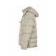 Billig 19FW Moncler Bormes Sort Beige Ærmeløs Dunvest Frakke 