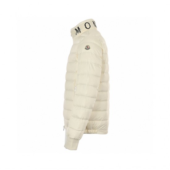 Billig 19FW Moncler Bormes Sort Beige Ærmeløs Dunvest Frakke 