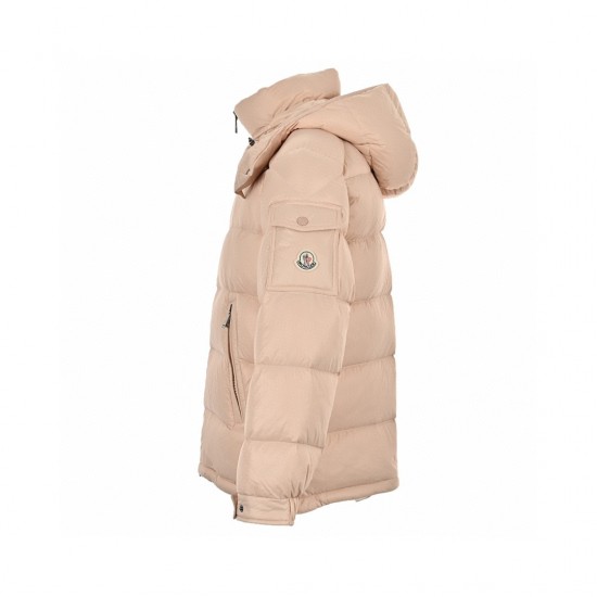 Billig 19FW Moncler Bormes Sort Beige Ærmeløs Dunvest Frakke 