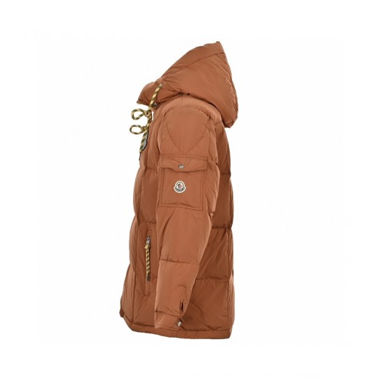 Billig 19FW Moncler Bormes Sort Beige Ærmeløs Dunvest Frakke 