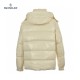 Billig 19FW Moncler Bormes Sort Beige Ærmeløs Dunvest Frakke 