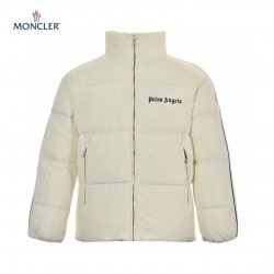 Købe Moncler x Palm Angels Hvid Lange ærmer Dunjakke 