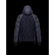 Moncler ARAMIS Turtleneck Dark Blå Dunjakke Flannel Wool Herre 41456790QT