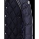 Moncler ARAMIS Turtleneck Dark Blå Dunjakke Flannel Wool Herre 41456790QT