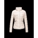 Moncler Armoise Detachable Fur Trimmed Collar Ivory Dunjakke Nylon/Polyamid Dame 41224515LF