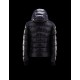 Moncler Aubert Hooded Neckline Blå Dunjakke Nylon/Polyamid Herre 41224644FN