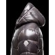 Moncler Aubert Hooded Neckline Dark Brun Dunjakke Nylon/Polyamid Herre 41224644PX