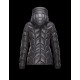 Moncler BADETE Turtleneck Drawstring Closure Steel Sølv Dunjakke Polyamide Dame 41464877KT