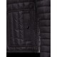 Moncler BAHR Biker Turtleneck Sort Dunjakke Silky Nylon Lambskin Herre 41466657QL