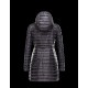 Moncler BARBEL Hooded Ultralight Round Collar Sort Dunjakke Techno Fabric Dame 41411433PR