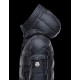 Moncler BASILE Turtleneck Fixed Hood Dark Blå Dunjakke Polyamide Herre 41457019XO