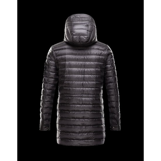 Moncler BENJAMIN Ultralight Turtleneck Sort Heavy Dunjakke Nylon/Polyamide Herre 41411431ET