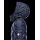 Moncler BERRIAT Detachable Hood Turtleneck Dark Blå Dunjakke Nylon/Polyamid Herre 41456793QL