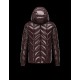 Moncler BERRIAT Detachable Hood Turtleneck Dark Brun Dunjakke Nylon/Polyamid Herre 41456769LD