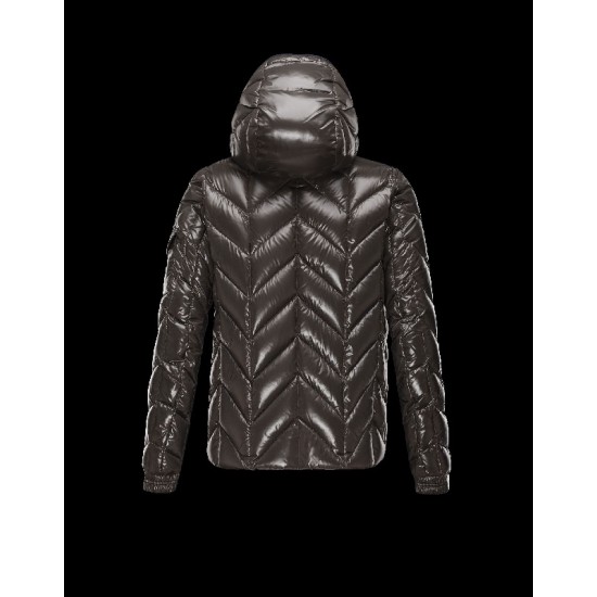 Moncler BERRIAT Detachable Hood Turtleneck Dark Grøn Dunjakke Nylon/Polyamid Herre 41456769UD