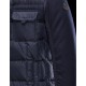 Moncler BLAIS Turtleneck Dark Blå Dunjakke Polyamid/Wool Herre 41378018WC