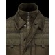 Moncler BLAIS Turtleneck Military Grøn Dunjakke Nylon/Polyamid/Wool Herre 41378018HB