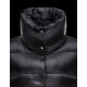 Moncler BOURDON Turtleneck Sort Dunjakke Polyamide Dame 41456717SE