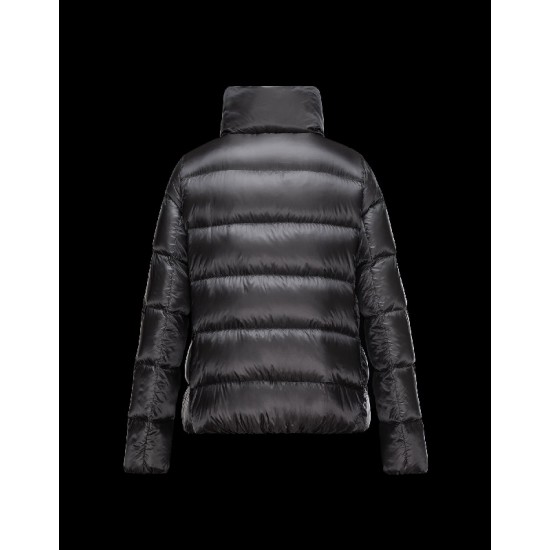 Moncler BOURDON Turtleneck Steel Sølv Dunjakke Polyamide Dame 41456717TI