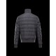 Moncler BRANDON Ultralight Turtleneck Sølv Dunjakke Wool/Leather Herre 41464934IQ