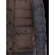 Moncler BRANDON Ultralight Turtleneck Sølv Dunjakke Wool/Leather Herre 41464934IQ