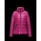 Moncler Bady Detachable Hood Lyserød Dunjakke Lacquered Nylon Dame 41224540GR