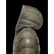 Moncler CANUT Lightweight Knitted Collar Military Grøn Dunjakke Nylon/Pa Herre 41311219AU