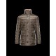 Moncler CARL Reversible Turtleneck Khaki Vinterfrakke Cotton/Polyester Herre 41475321AJ