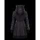 Moncler CHAMBLY Ultralight Turtleneck Sort Vinter Jakker Nylon/Polyamide Dame 41466459FL