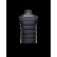 Moncler DUPRES Turtleneck Dark Blå Dunvest Polyester Herre 41377879JW