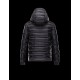 Moncler EDWARD Detachable Hood Turtleneck Sort Dunjakke Techno Fabric Herre 41456708FO