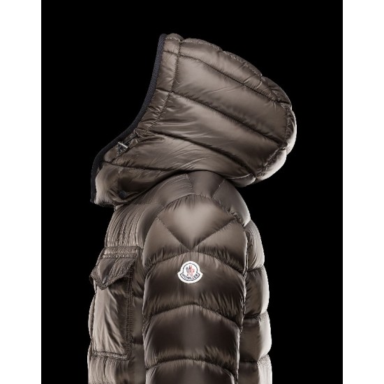 Moncler EDWARD Detachable Hood Turtleneck Dark Grøn Dunjakke Techno Fabric Herre 41456708BS