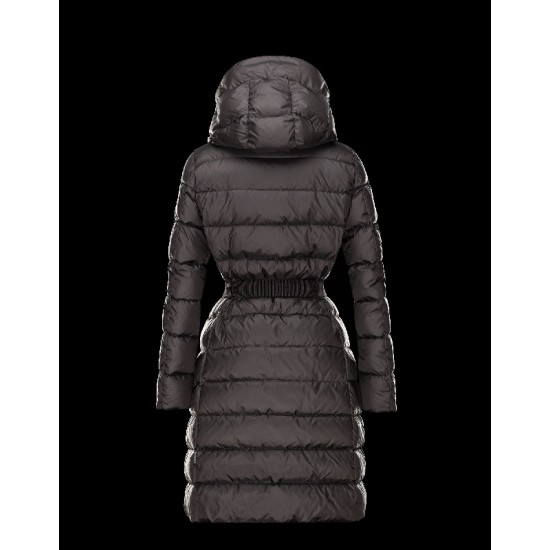 Moncler FABRE Detachable Turtleneck Sort Vinter Jakker Techno Fabric/Polyamide Dame 41457123BH