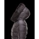 Moncler FABREFUR Detachable Turtleneck Steel Sølv Vinter Jakker Polyester/Beaver Dame 41456774XR