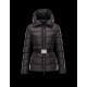 Moncler FABREGES Detachable Turtleneck Sort Dunjakke Polyamide/Beaver Dame 41456715WM