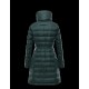 Moncler FLAMME Turtleneck Dark Grøn Vinter Jakker Nylon/Polyamid Dame 41381023QT