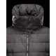 Moncler FLAMME Turtleneck Inner Hood Sort Vinter Jakker Nylon Dame 41381023BL