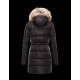 Moncler FRAGON Fur Hood Sort Dunjakke Nylon/Pa/Racoon Dame 41311175WT