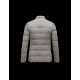 Moncler GAMME BLEU Classic Neckline Light Sølv Vinterfrakke Laminated Wool Herre 41459919GC