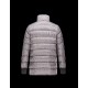 Moncler GAMME BLEU Knit Collar Turtleneck Sølv Dunjakke Nylon/Polyamid Herre 41466672UN