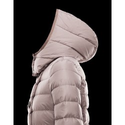 Moncler GARBET Double-Breasted Detachable Dove Sølv Vinter Jakker Techno Fabric Dame 41456711MW