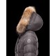 Moncler GENEVRIER Fur Hood Dark Brun Vinter Jakker Nylon/Pa Dame 41311136SU