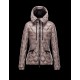 Moncler GRESFUR Ultralight Turtleneck Dove Sølv Dunjakke Nylon Dame 41456951UB