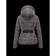 Moncler GRESSELLE Detachable Turtleneck Sort Dunjakke Alpaca Mohair Wool Dame 41456952SQ