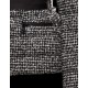 Moncler GRESSELLE Detachable Turtleneck Sort Dunjakke Alpaca Mohair Wool Dame 41456952SQ