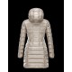 Moncler HERMINE Ultralight Turtleneck Beige Vinter Jakker Nylon Dame 41378010UK