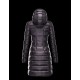 Moncler HERMINE Ultralight Turtleneck Sort Vinter Jakker Nylon Dame 41378010UM